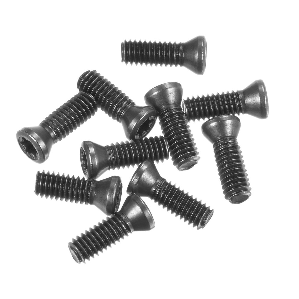 10pcs Torx Screw M3.5x12mm 12.9 Grade for Replaces Carbide Insert CNC Lathe Grey
