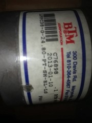 BTM LPPC38-G-24.80-PT-SH-BL-LS Locking Hook Clamp Port-Used