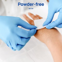 200/1200 JMU Nitrile Gloves Medical Exam 3.5 Mil Latex Free Powder Free XS/S/M/L