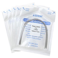 0.99$ Dental Orthodontic Super Elastic Niti Round Natural Form Arch Wire AZDENT