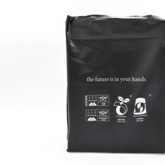 Compostable Mailer Biodegradable Satchel Post Packaging Black XS,S,M,L 100 Pack