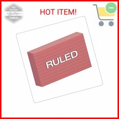 Oxford Ruled Color Index Cards, 3″ x 5″, Cherry, 100 Per Pack (7321 CHE)