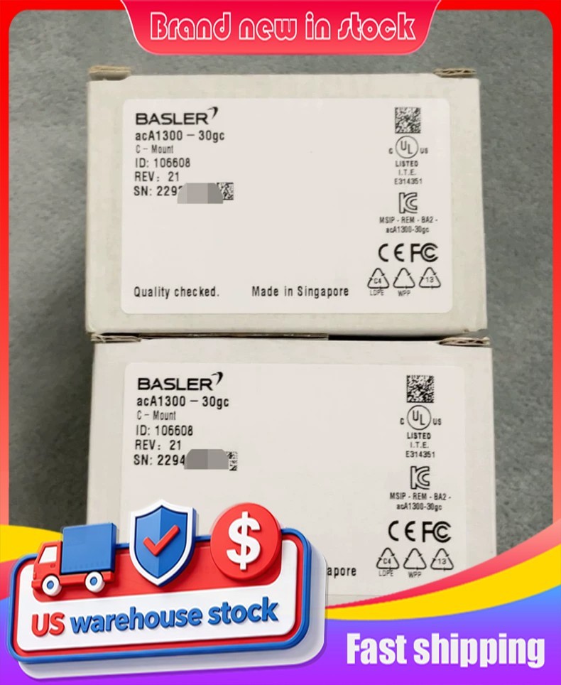 acA1300-30gc original boxed industrial camera, well-made, shipped from the USA