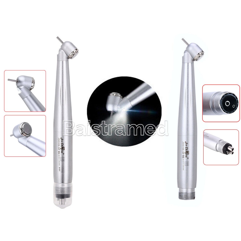 Dental 45 Degree Surgical High Speed Handpiece Led E-generator Push Button 4/2H