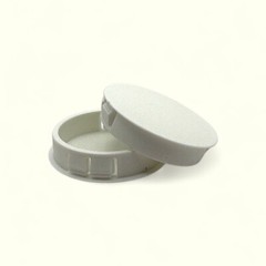1 3/4″ Hole Nylon Locking Panel Plugs Black/White Dome Cover 1 15/16″ Top Width