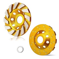 4 Inch Diamond Grinding Cup Wheel – Turbo Segments for Fast Material Removal