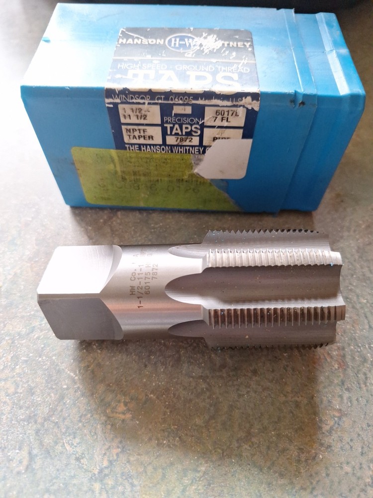 Hanson Whitney 1-1/2 – 11-1/2 NPTF 60175 HS G 7872 7FL USA TAP