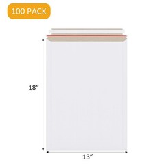 zmybcpack 25 Pack 13×18 inch Large Rigid Mailer Self Seal 13×18″(25pack)