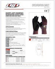 PIP 56-425 Maxidry by ATG Purple Nitrile Micro Foam Coating Select Qty and Size