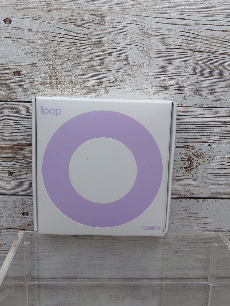 Loop Quiet 2 Earplugs for Noise Reduction Violet NRR 14 Open Box