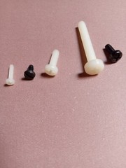 Nylon Plastic Pan Head Machine Screws Packs of 25