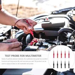 10Pcs Automotive Back Probe Kit Multimeter Test Leads Alligator Clips Wire Tool