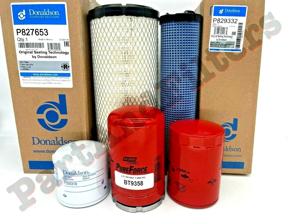 Filter Kit for Kubota SVL75-2 (SN 26158 & Above) Skid Steer Loaders