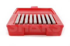 SHARS TOOLS 1/4″ 9 PAIRS Steel Parallels 0.0002″ NEW #[