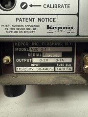 Kepco ABC 2 1 M DC Power Supply