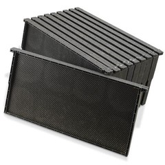 10-Pk Black Plastic Heavy-Duty Wax Coated 9″ Deep Sheet with Foundation