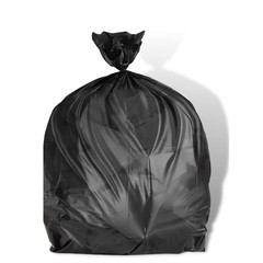 Plasticplace 12-16 Gallon Trash Bags 8 Microns Black High Density Liners 24 X
