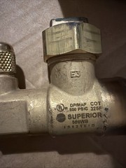 Diamondback BV38BBSI Series Ball Valve Full Port 800 PSIG, 3/8”. FOUR Pack.