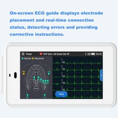 NEW 6/12-lead Electrocardiograph ECG EKG Machine + Glasgow ECG Interpretation