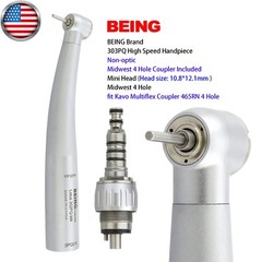 BEING High Speed Handpiece Fiber Optic Surgical 45° Angle KaVo Multiflex Coupler