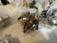 Switches and Knobs Lot – Almost 4 Pounds of Small Parts – Ohmite / Leviton +