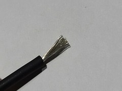 Carol C1321 #18awg 65×36 Tin Copper EPDM Rubber Test Lead Wire 5000V Black /20ft
