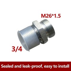 Mini Excavator M26X R3/4 BSPT Hydraulic Filter Adapter1hOZa