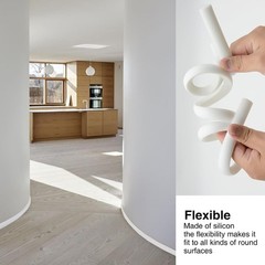 Silicone Flexible Quarter Round Molding, Self Adhesive Peel and Stick Waterproof