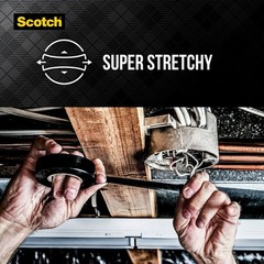 Scotch Vinyl 700 Electrical Tape, 5 Rolls, Black, 3/4-in x No Size, Black