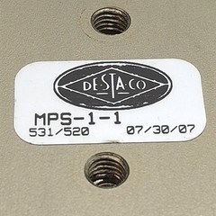 Destaco MPS-1-1 Precision Mini Power Slide, ø0.438in Bore, 0.5in Stroke, 15lbf