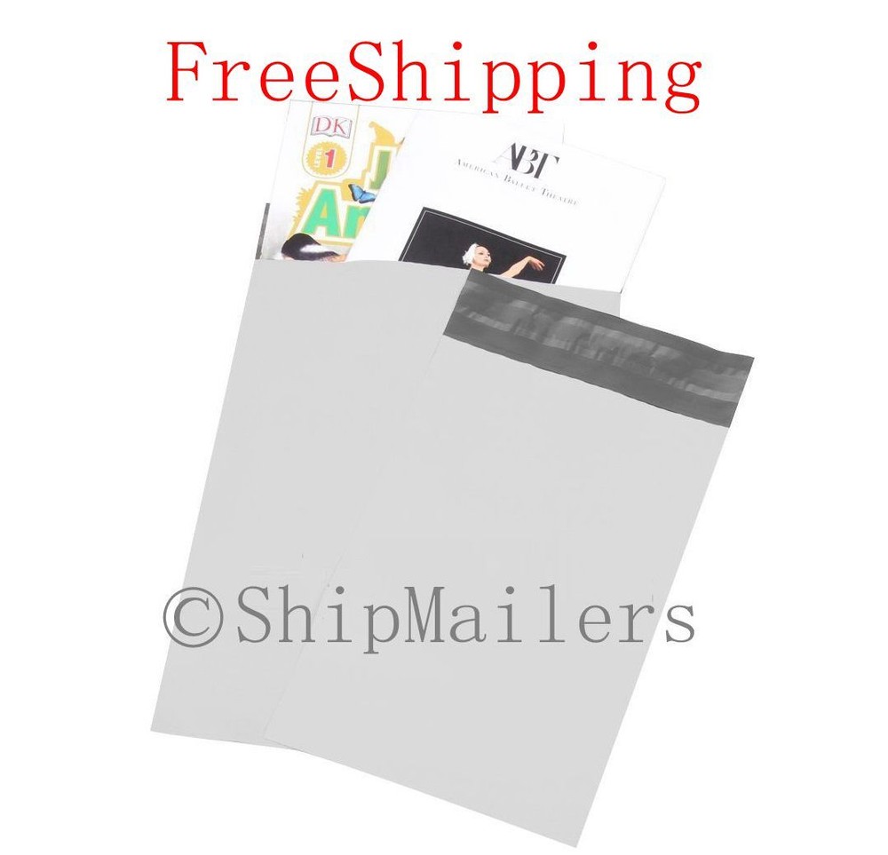 25 19X24 White Poly Mailer Self Sealing Shipping Envelopes Bags 2.0 Mil PM#8