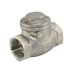 1-1/4″ 1.25 inch Swing one-way Check Valve Stainless Steel NPT Threaded 200PSI