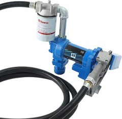 Fuel Transfer Pump 12V 20 GPM Diesel Gas Gasoline Kerosene w/ Particulate Filter