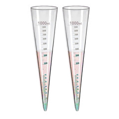 1000 Ml Imhoff Cone for Sedimentation & Biofloc Test | Water Testing C