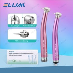 NSK Style Dental High Speed Handpiece Turbine 4Holes Pneumatic/Air 8 Color IN US