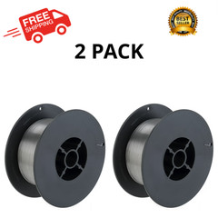 Hyper Tough Flux Core Wire .023 1lb Gasless MIG Welding Carbon Steel, 2 Pack