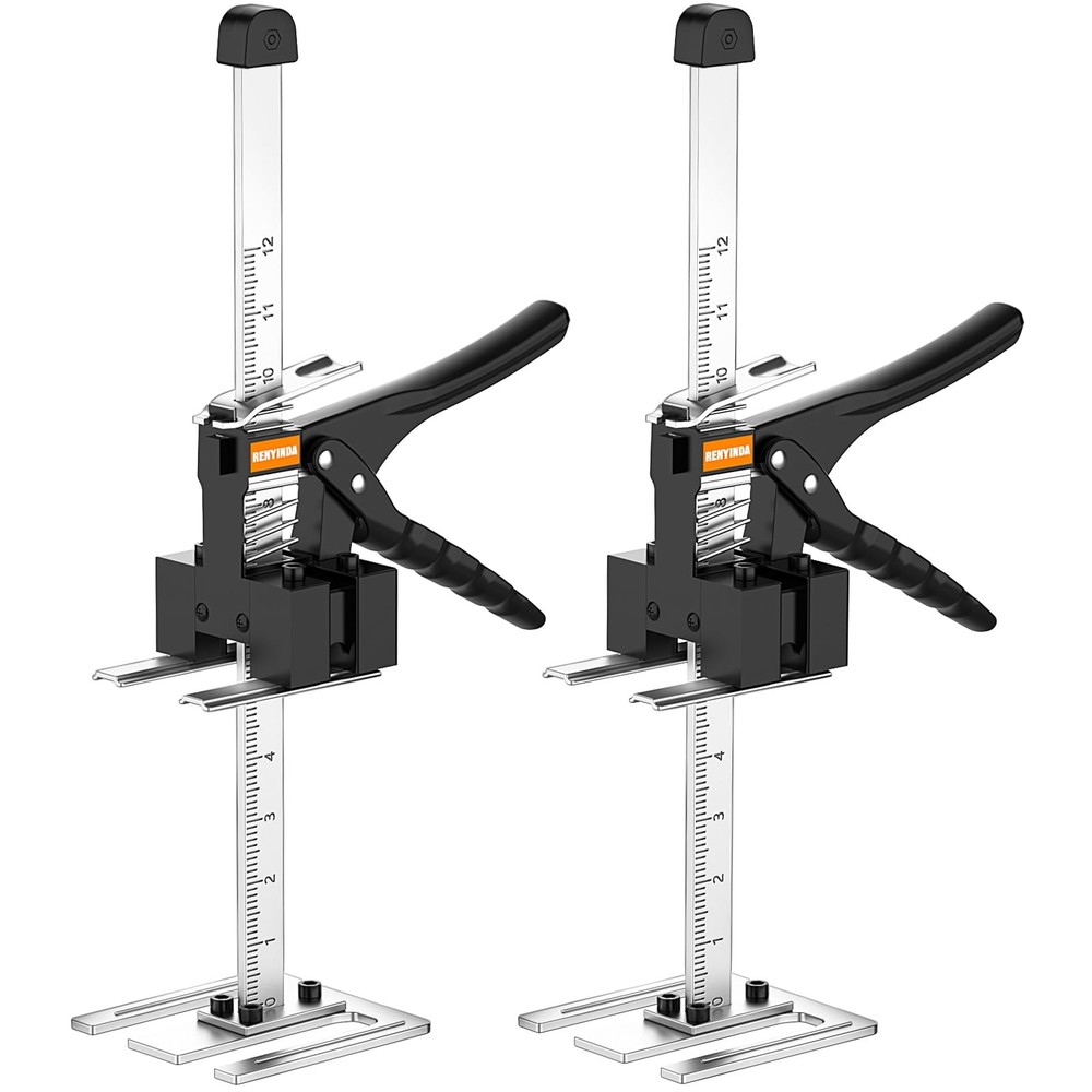 RENYINDA Labor-Saving Arm Jack Multifunctional Construction 15.7inches, black
