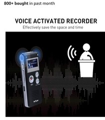 (16GB) Mini Digital Voice Recorder/MP3/Voice Activated Recording #247