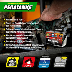PEGATANKE – Steel 2 Part Epoxy Resin | Professional Cold Weld Adhesive | High St