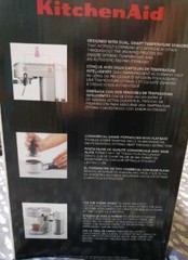 KitchenAid METAL Semi-Automat Espresso & Milk Frother Attachmt BUNDLE Silver NIB