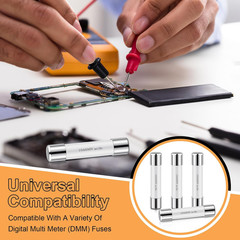 5 Pcs Ceramic Fast Fuses for Multimeters 600V Ceramic Fuse for Use in Multimeter