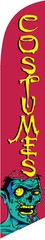 Costumes 12ft Feather Banner Swooper Flag – FLAG ONLY