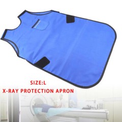 Blue Medical X-Ray Protection Apron Lead Rubber Radiation Protection Vest (L).