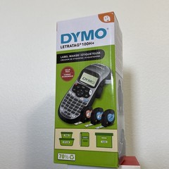 DYMO LetraTag 100H Plus Handheld Label Maker, Silver, 1/2-inch 12mm LT Tape