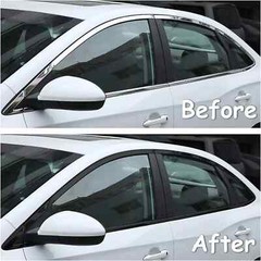 2″ x 30 Ft High Gloss Vinyl Tape for Black Out Chrome Delete Window Trim