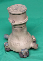Vintage Neptune Trident 5/8″ Brass Water Meter – Reads In Gallons – New York
