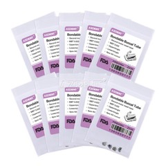 50X AZDENT Dental Orthodontic Buccal Tube 2nd Molar MBT 022 Bondable Non-Conv