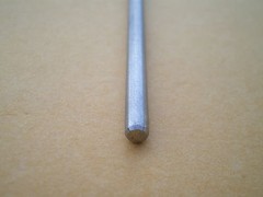 1 PCS. STAINLESS STEEL ROUND ROD 302, 5/32″ (.156″) (4MM.) X 24″ LONG