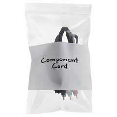 500/PCS White Block 3″x5″ Clear Reclosable Seal Bag Plastic Zip Lock Bags 2Mil