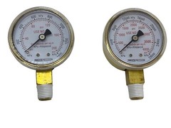 2″ Gas Regulator Gauge Set 200 & 4000 PSI 1/4″ NPT OXYGEN ARGON NITROGEN HELIUM